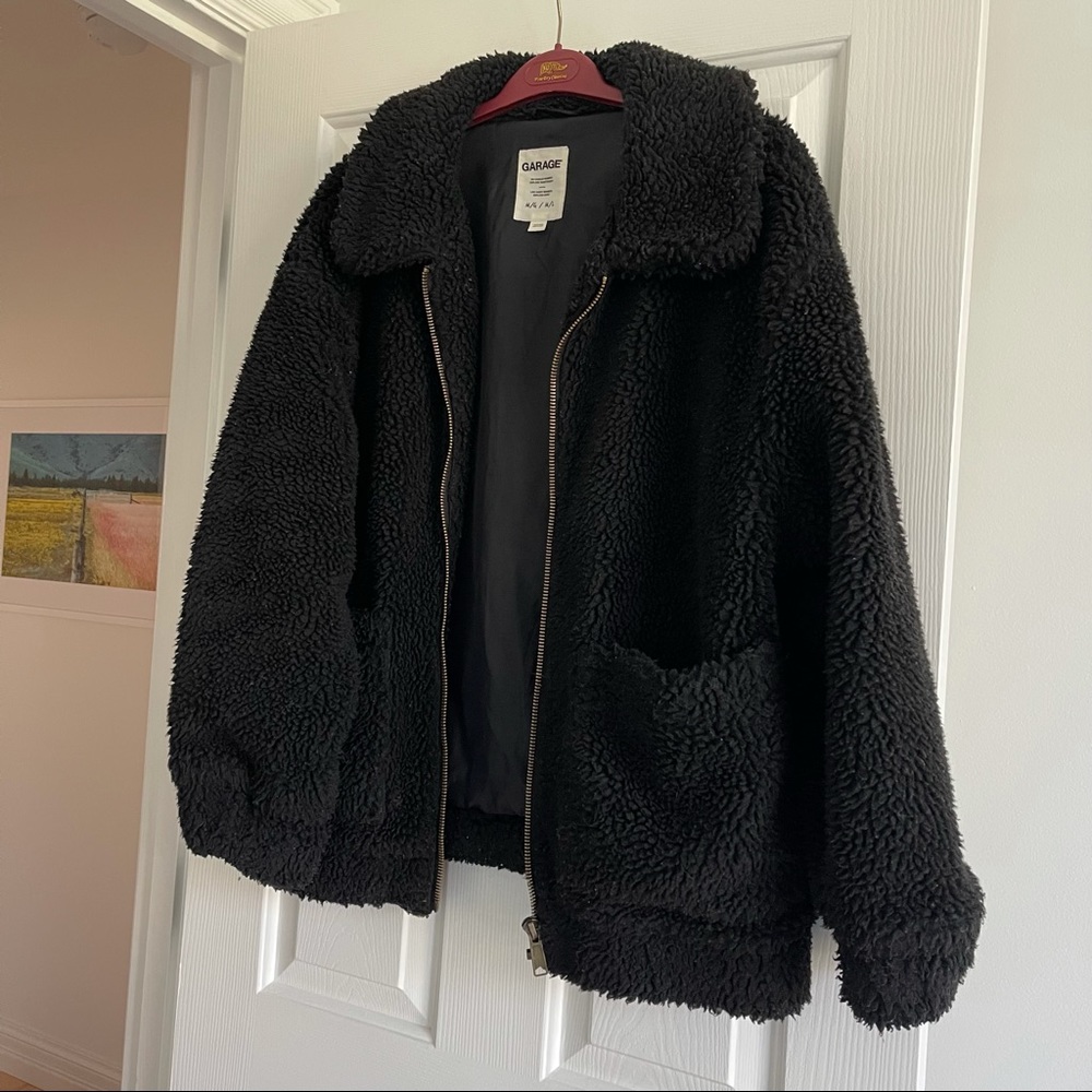 faux fur teddy coat